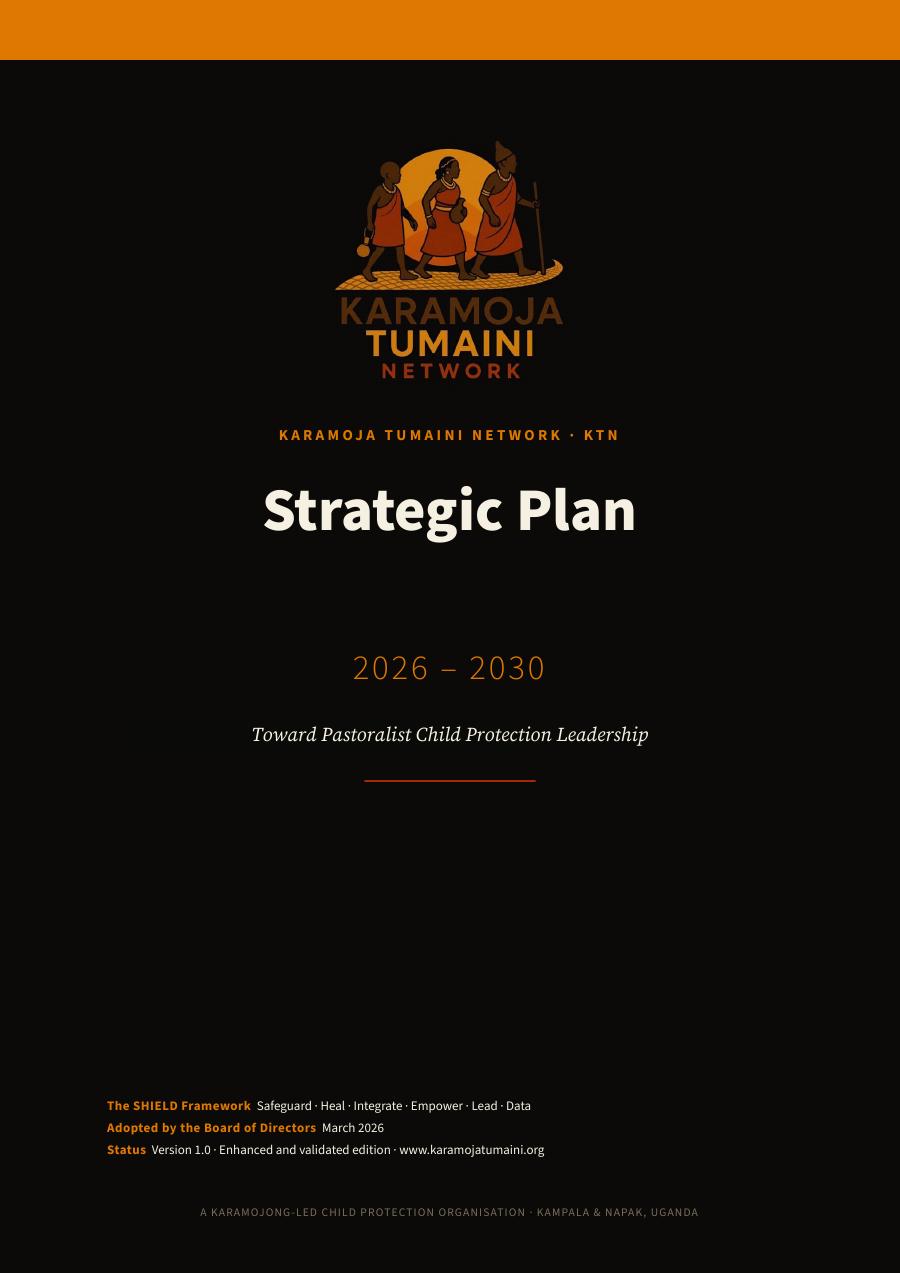 First page of Strategic Plan 2026–2030