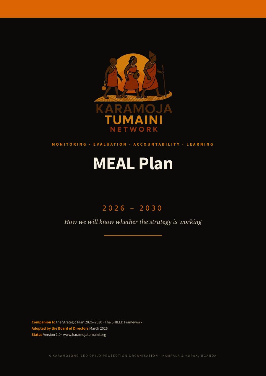 First page of MEAL Plan 2026–2030